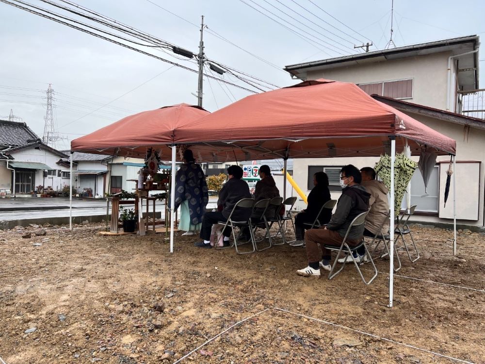 焼津市大住S様邸　地鎮祭