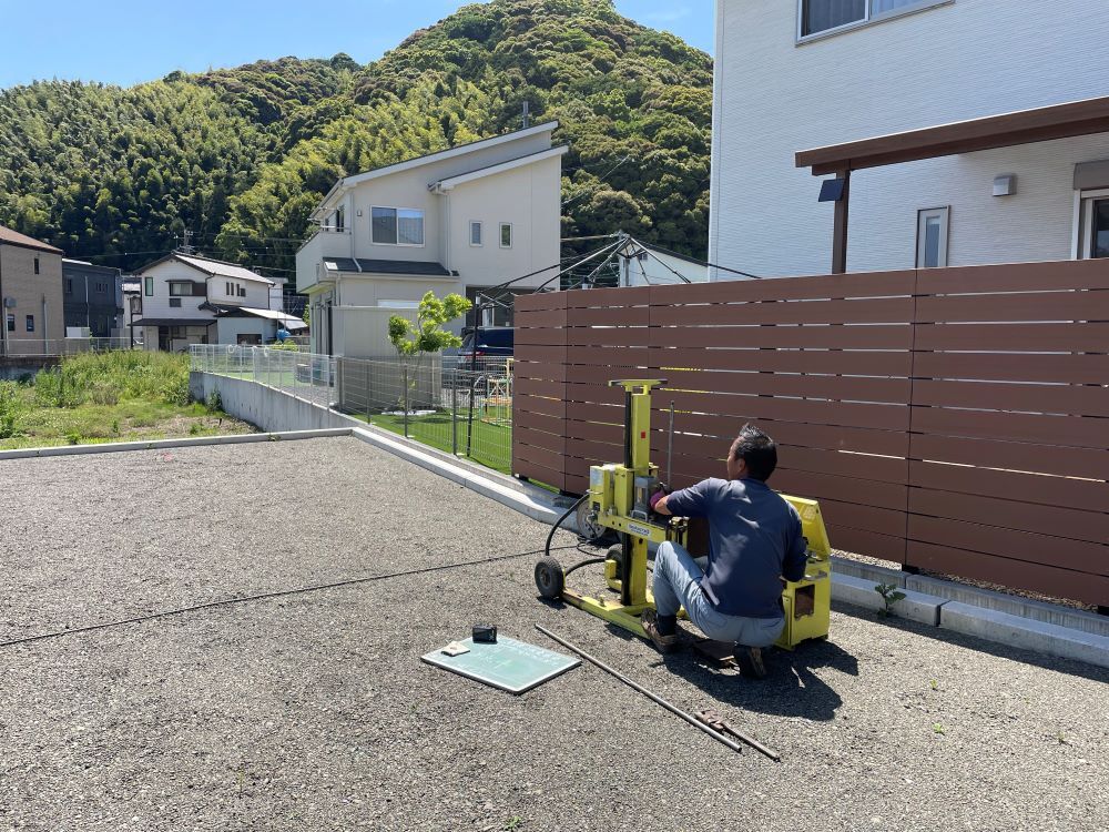 島田市阿知ケ谷Y様邸　地盤調査