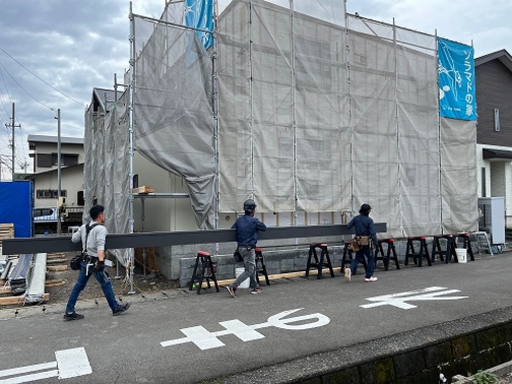 藤枝市郡K様邸外壁ガルバリウム張り