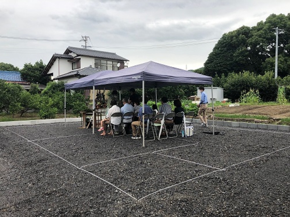 清水区K様邸地鎮祭