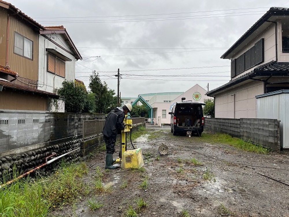 島田市金谷根岸町W様邸地盤調査