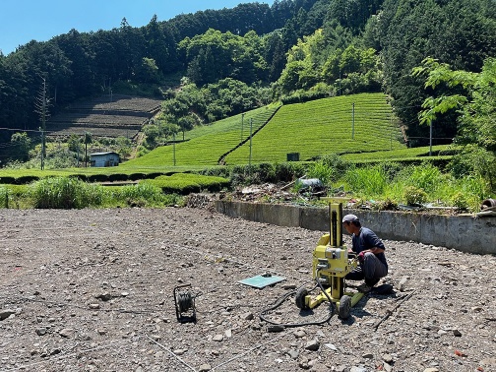 葵区足久保K様邸地盤調査