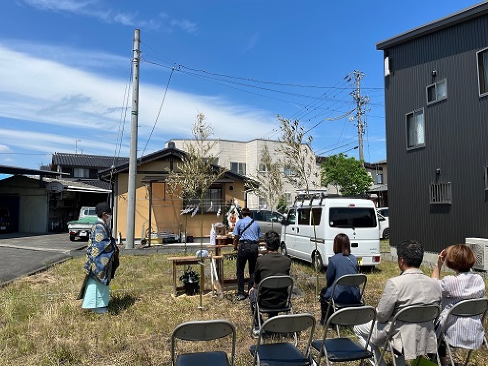 焼津市小土N様邸地鎮祭