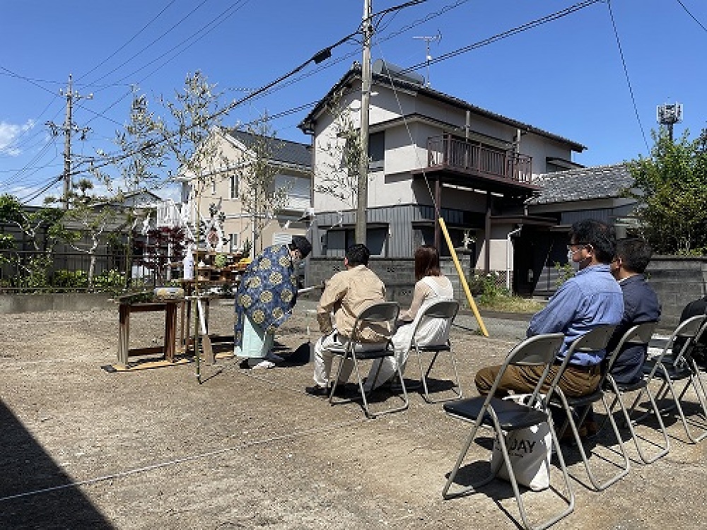 焼津市五ケ堀之内C様邸　地鎮祭